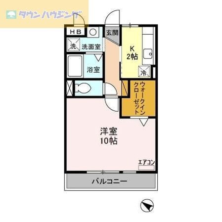 Ｋ’ＳシャンブルVIの物件間取画像